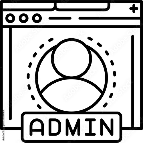 Admin Outline Icon