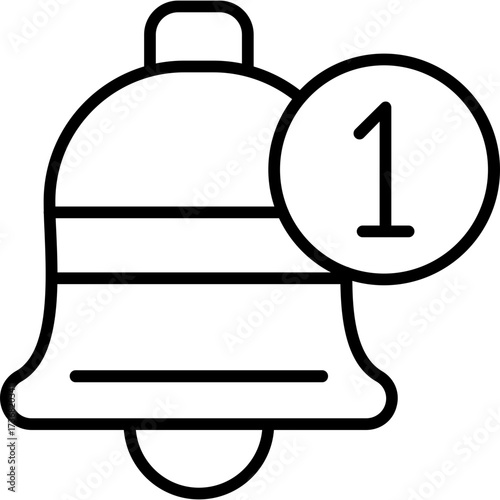 Alarm clock icon vector illustration set