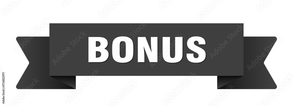 bonus ribbon isolated on transparent background. bonus ribbon bonus ribbon isolated on transparent background. bonus ribbon