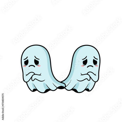 Two sad ghosts