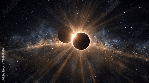 Eclipsing Planets in Space with Bright Sun and Starfield