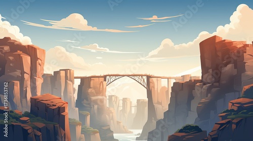 Crossing the Divide on a Stylized Bridge