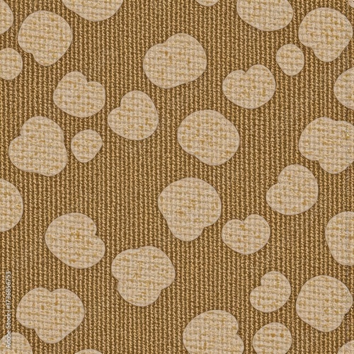 Rustic Patchwork Weave Textile Pattern