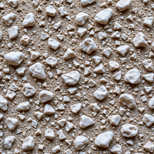 Marine Sand and Coral Seamless Texture Pattern