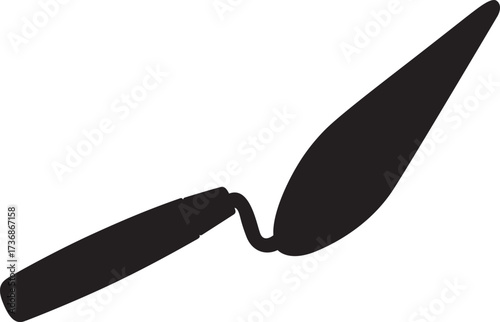 Silhouette Construction Trowel Vector Design