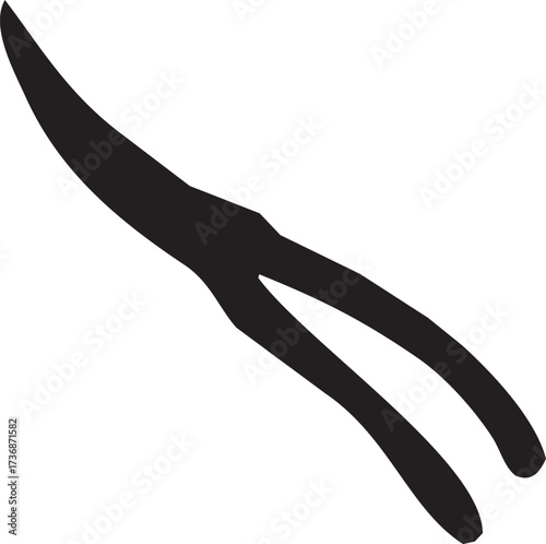 Silhouette Wire Cutting Tools Vector Design