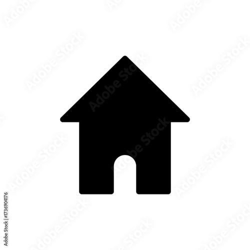 House icon vector for web and mobile app. Home sign and symbol