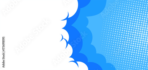comic template background design, pop art illustration