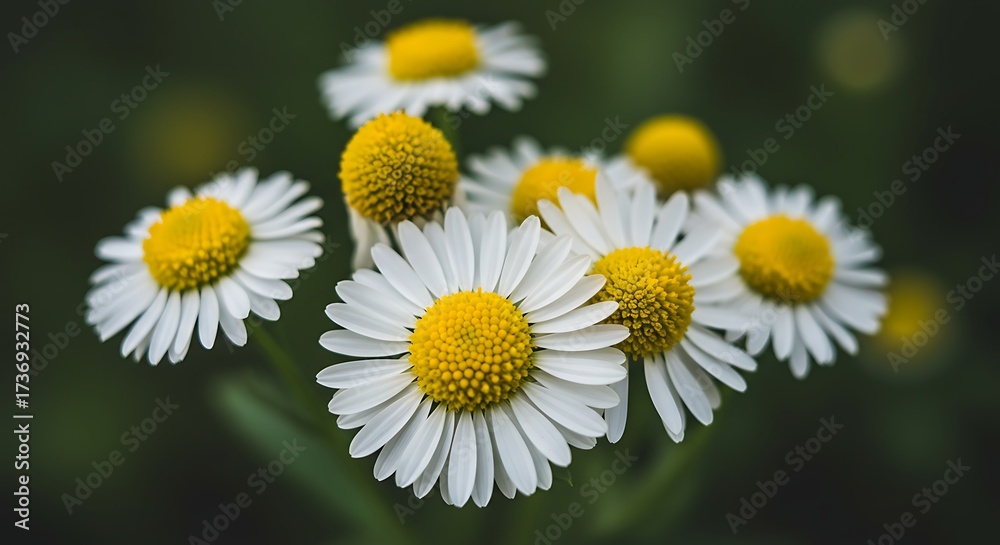 Obraz premium A delightful display of white daisies with vibrant yellow centers