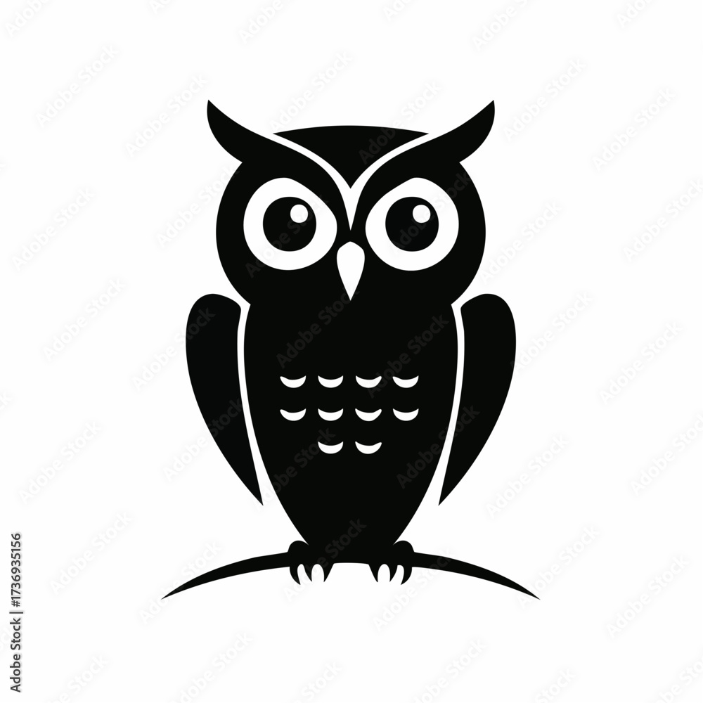 Fototapeta premium owl icon design