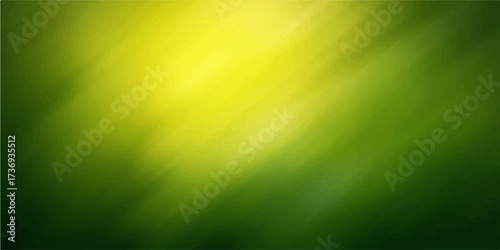 Green abstract background with light rays and soft gradient design