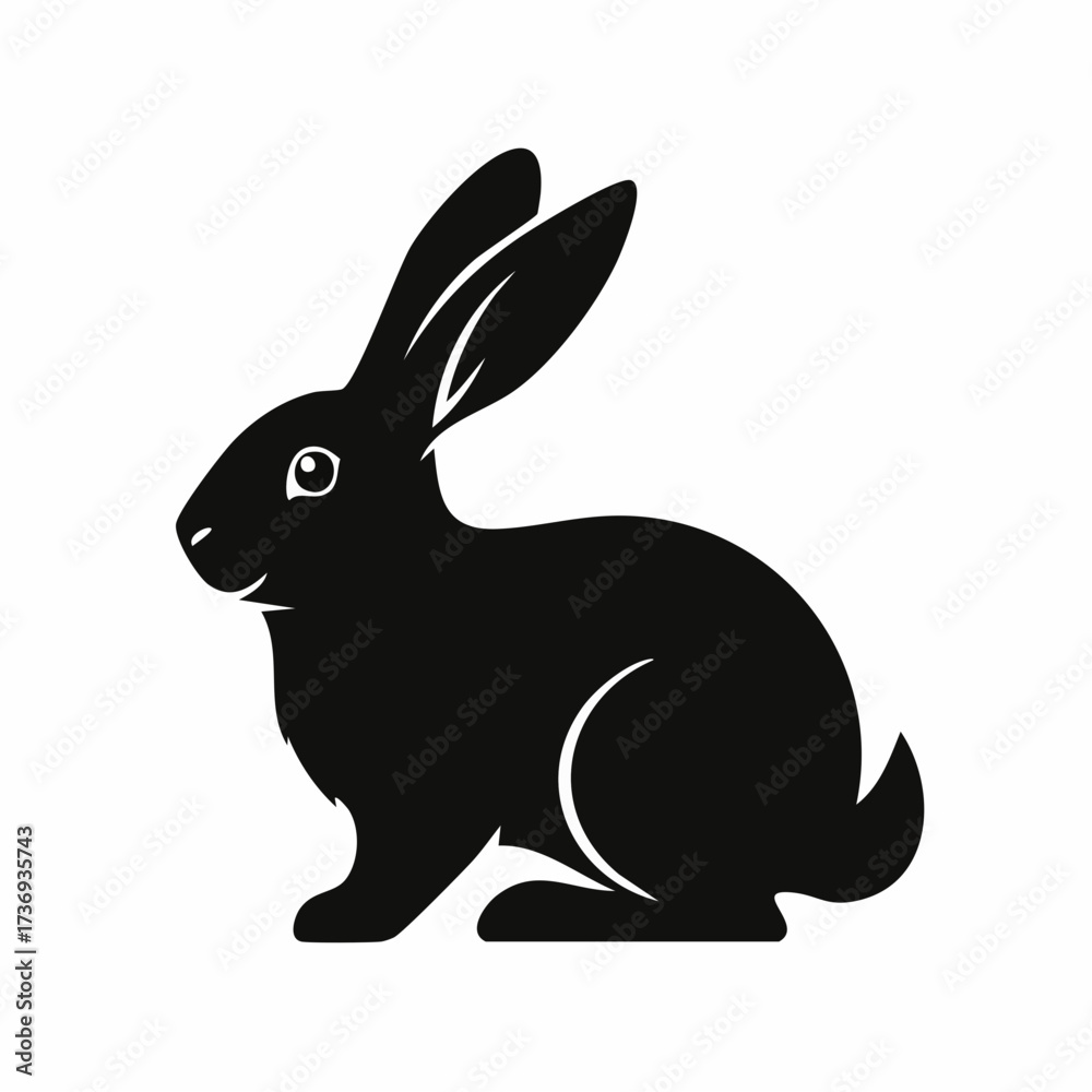 Obraz premium rabbit vector icon design