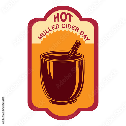 Hot Mulled Cider Day sticker
