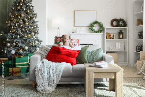 Cozy christmas living room ...