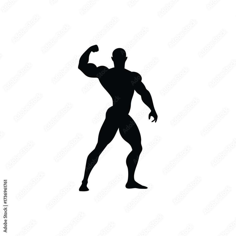 Naklejka premium simple fitness gym logo vector