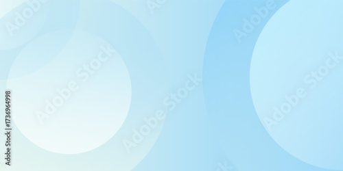 Abstract blue and white cirdcle gradation background.