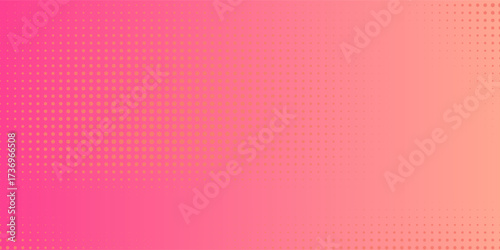 Pink pastel backgroud with dot texture pattern abstract. Cute beautiful background and dotted texture design. Comic cartoon dot.