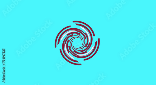 Abstract swirling vortex pattern design.