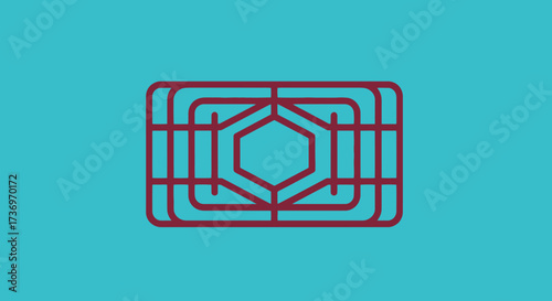 Ornate Geometric Pattern Design.