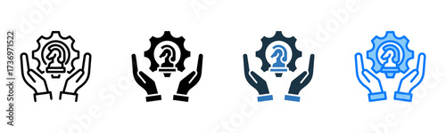 Strategic icon multiple style 