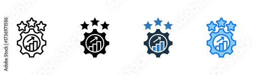 Business Excellence icon multiple style 