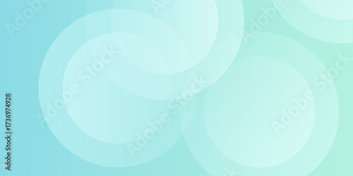 Abstract green and blue smooth gradation background.