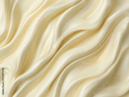 Creamy Silk Fabric Draped and Flowing, Soft and Smooth, Elegant and Refined: Abstract Texture Background