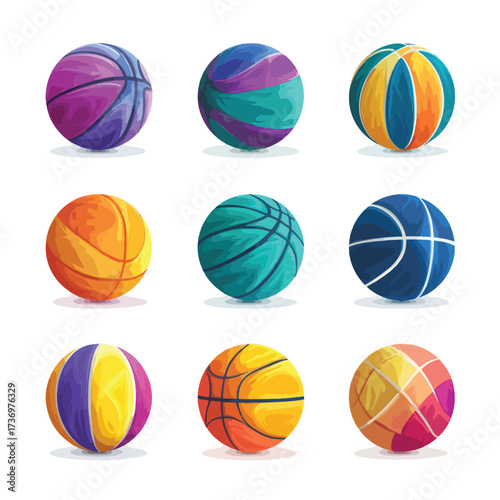 Dynamic basketball silhouette in motion isolated on a clean white background perfect for sports graphics isolated on white background