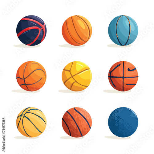 Dynamic basketball silhouette in motion isolated on a clean white background with vibrant sporting energy isolated on white background