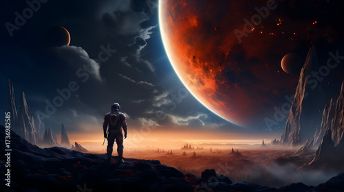 the moon and the girl