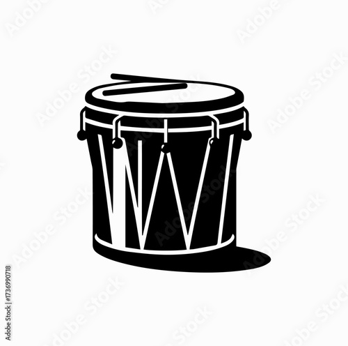 Jamaican Drum Silhouette – Bongo and Steel Drum Percussion Icon