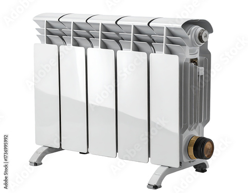 White electric heater