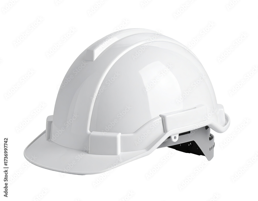 Fototapeta premium White safety hard hat (1)