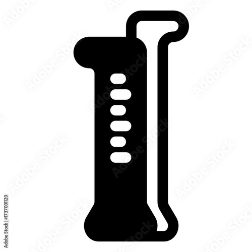 Graduated cylinder icon