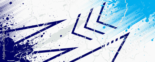 Obraz na plátně racing splatter blue white background grunge for livery decal jersey wallpaper