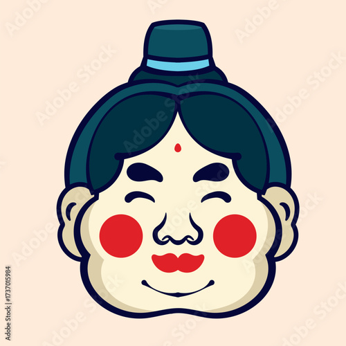 commander war japanase culture illustration for apparel and printing art