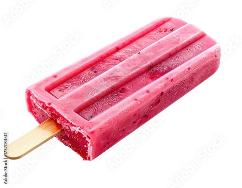 Pink popsicle on a stick