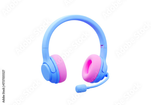 Helpdesk call center customer service icon chat phone contact bubble social media on isolated background. Support consultant talk concept. minimal cartoon cute smooth. 3d render illustration