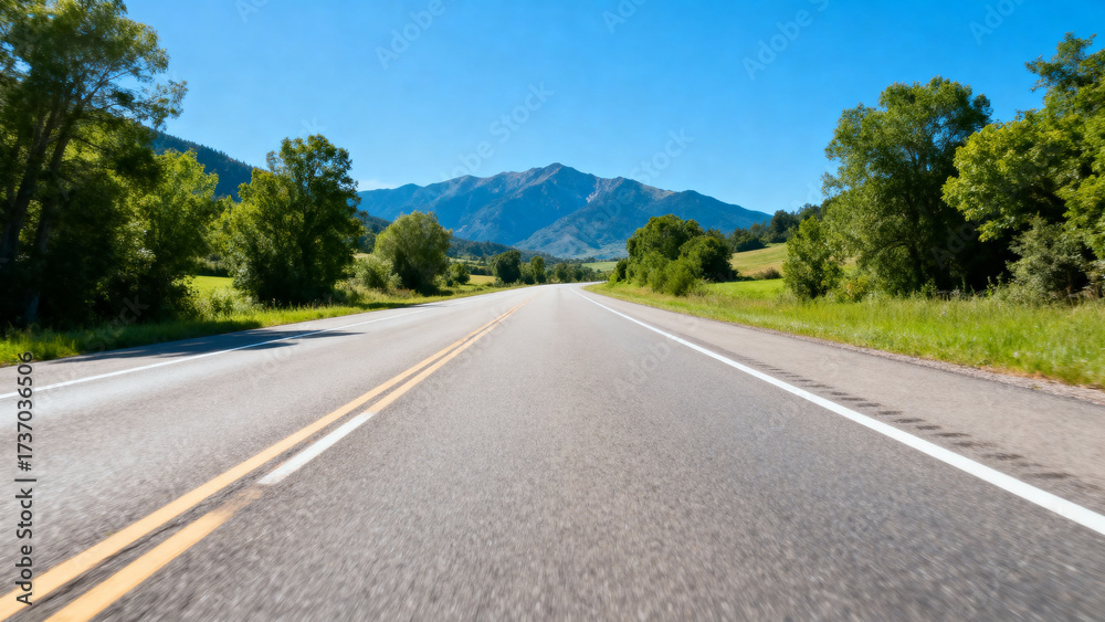 Fototapeta premium road in the mountains