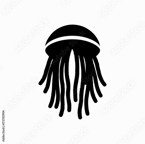 Rasta Hat with Dreadlocks Silhouette – Jamaican Culture Icon