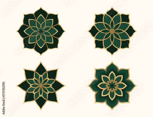 Islamic accessories graphic design template