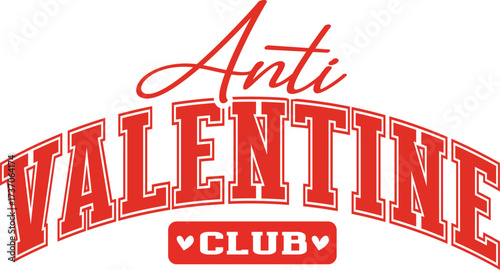 Anti valentine club SVG, valentine day SVG