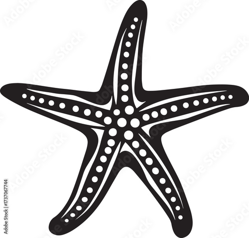 A starfish icon with a white background.
