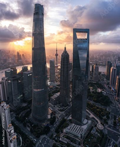 shanghai city skyline