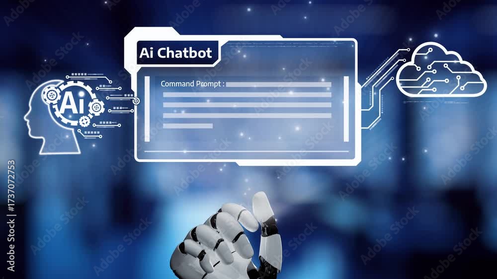 AI Virtual Assistant Artificial Intelligence Chatbot Controlled by ...