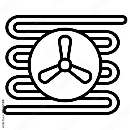 Evaporator Coil Icon