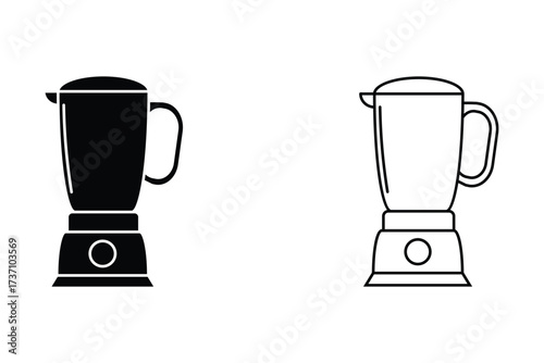 Blender, juicer icon. Modern blender icon. editable. vector illustration
