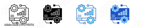 System Icon Set Multiple Style Collection	