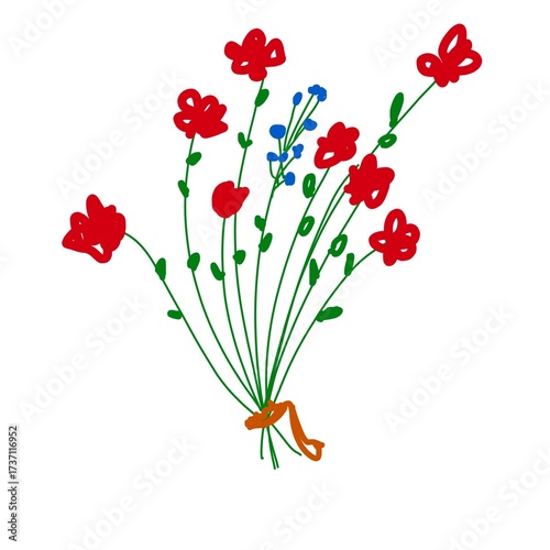 Floral Art Bouquet illustration art