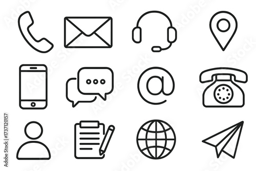 Traffic cone icon set with simple editable stroke design, perfect for infographics, articles, books, flyers, banners, vector cartoon illustration, transparent background
